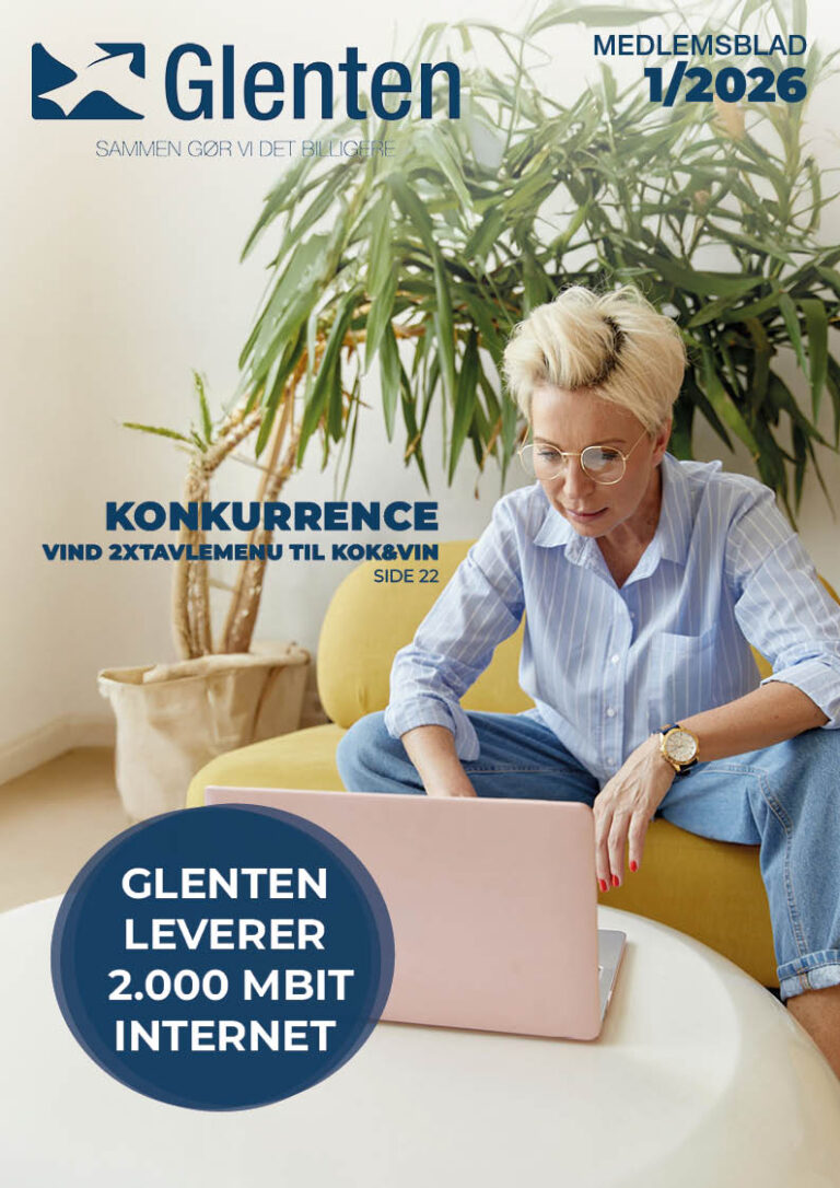 Forside Glentens medlemsblad